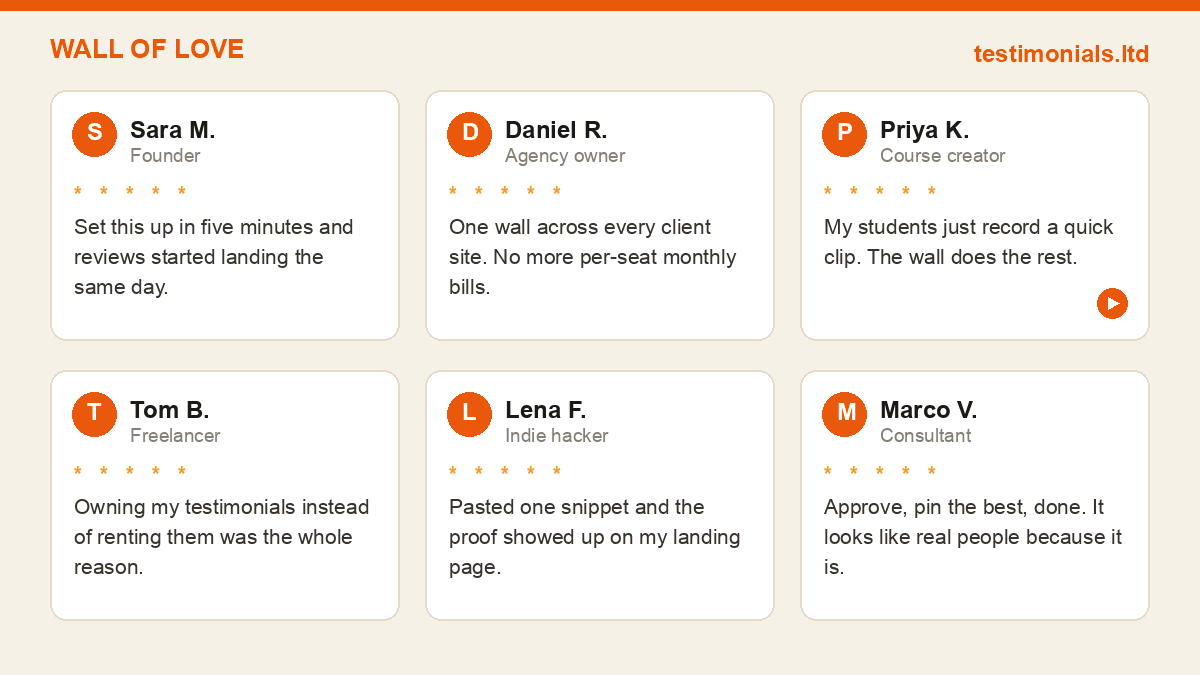 Wall of Love: The Testimonial Widget Explained