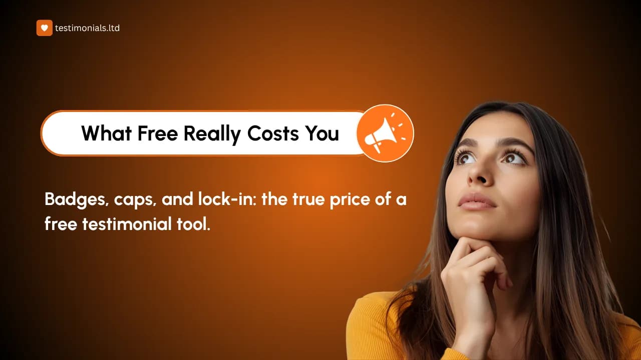 Free Testimonial Tool: What Free Actually Costs You