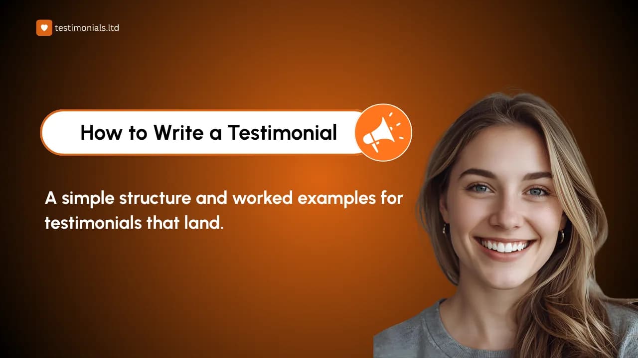 How to Write a Testimonial With Examples